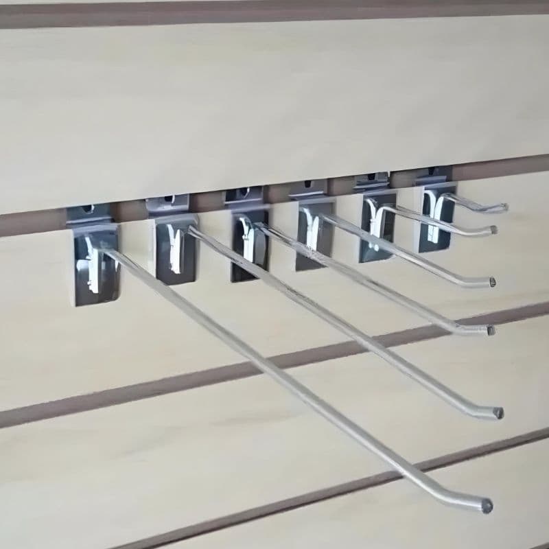 Kit 100 Ganchos Painel de 15cm Zincado