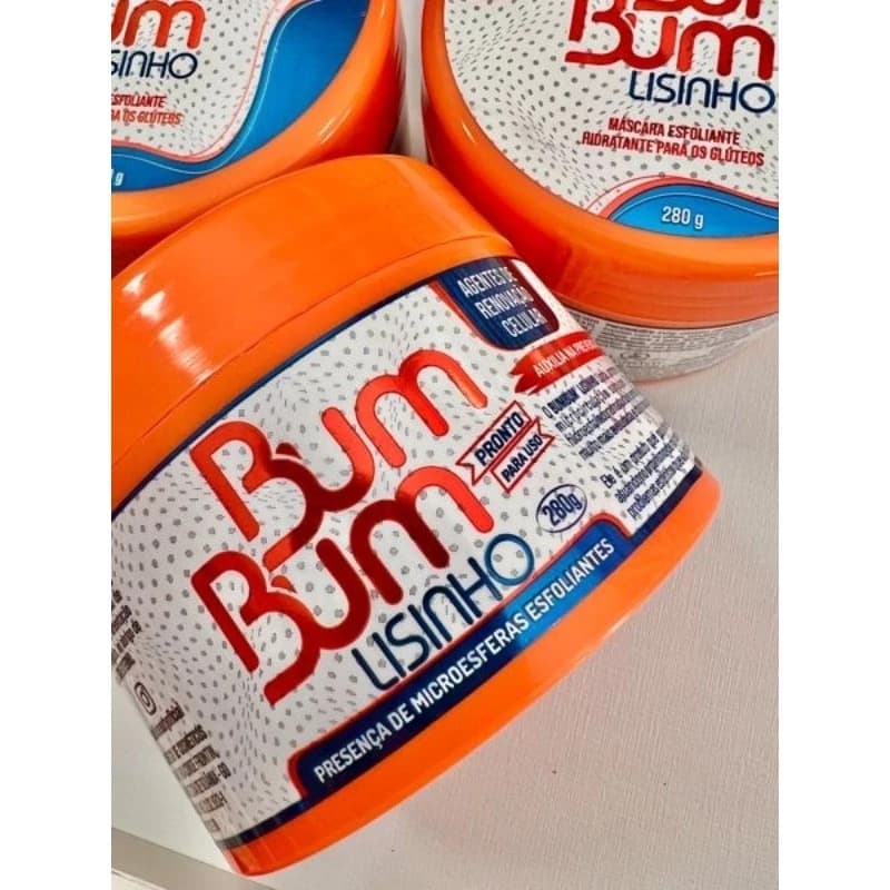 BumBum Lisinho Esfoliante e Hidratante 280g PhálleBeauty - PROMOÇÃO EXCLUSIVO