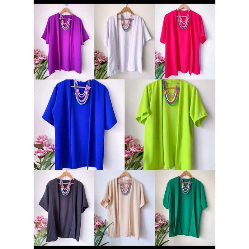 kimono manga curta #23 duna moda feminina