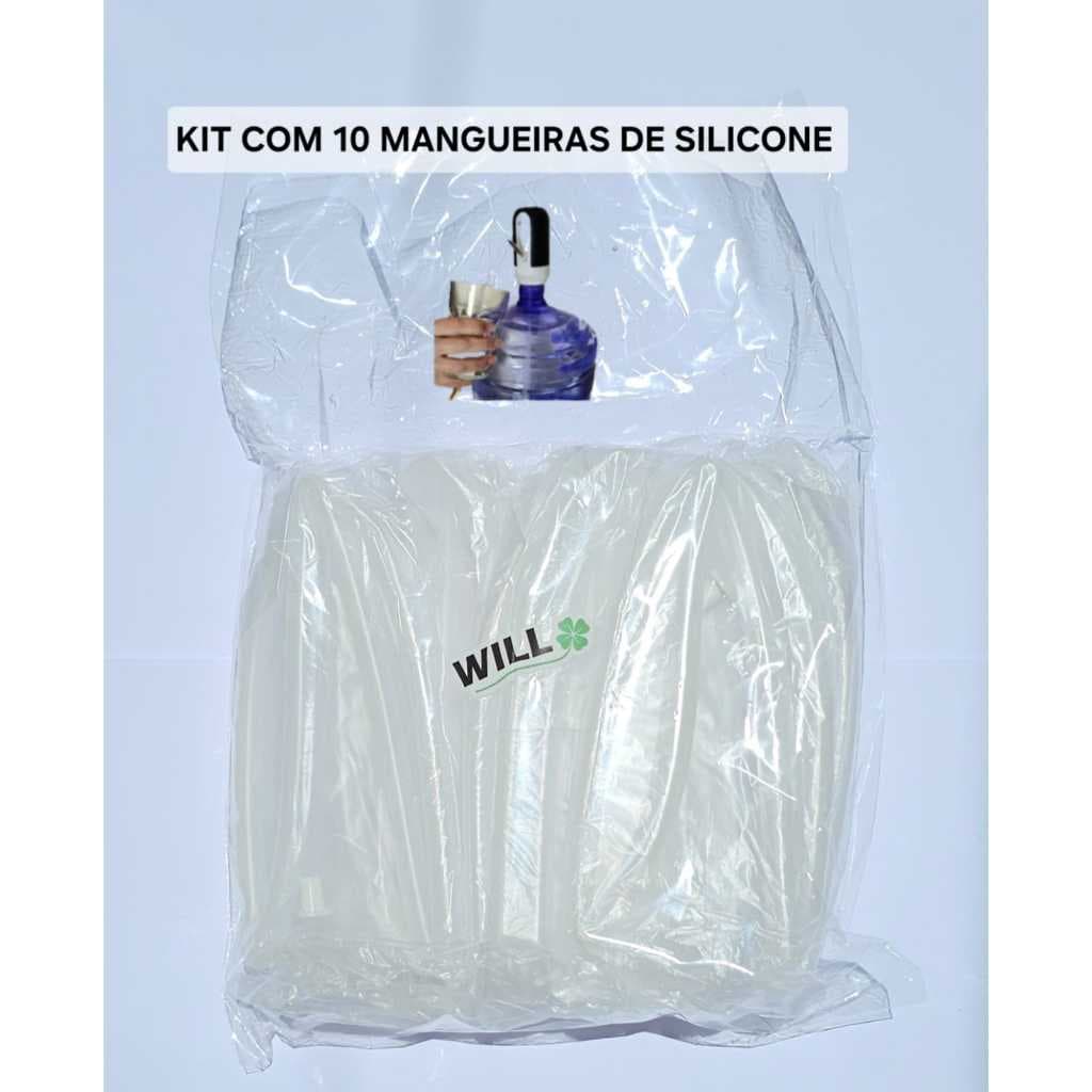 Kit 10 Mangueiras De Silicone Para Bomba Eletrônica Galão