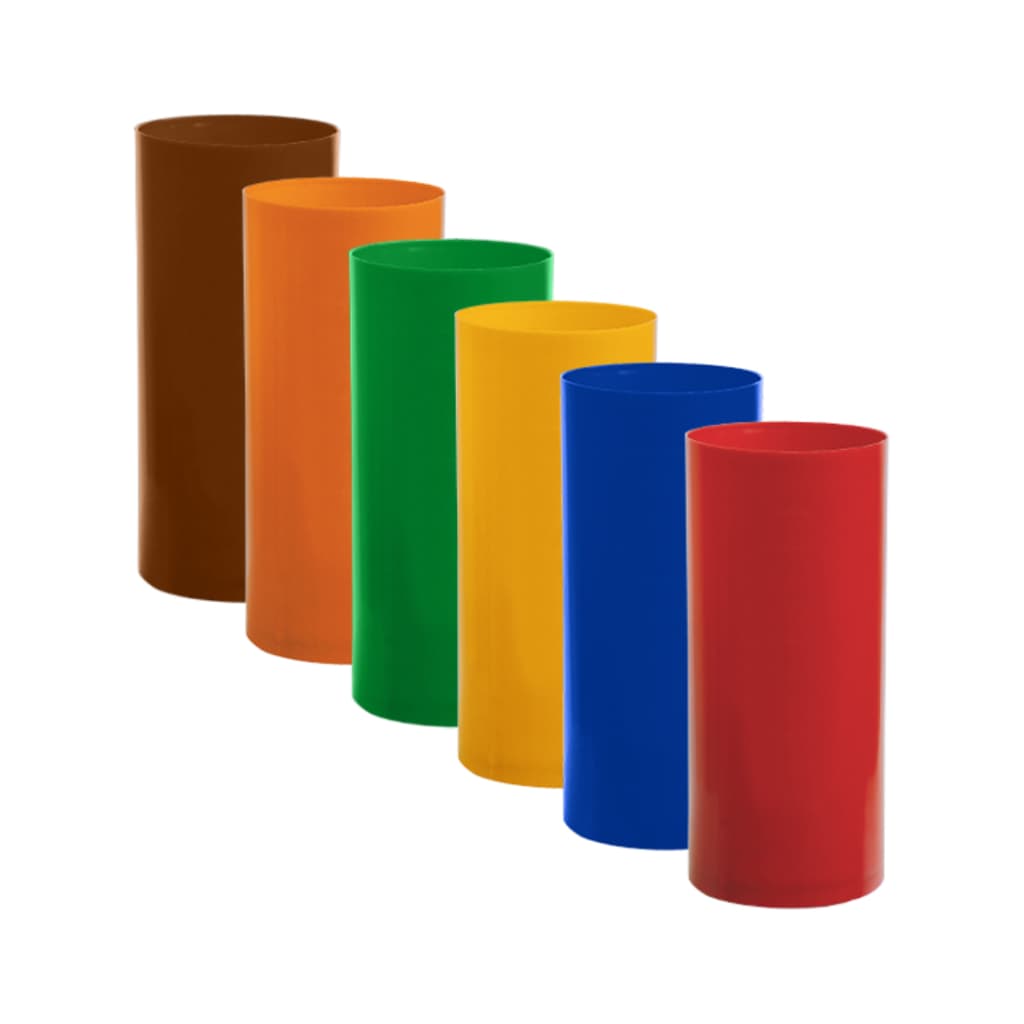 Cesto de Lixo 23 Litros Sem tampa Preto e Diversas Cores