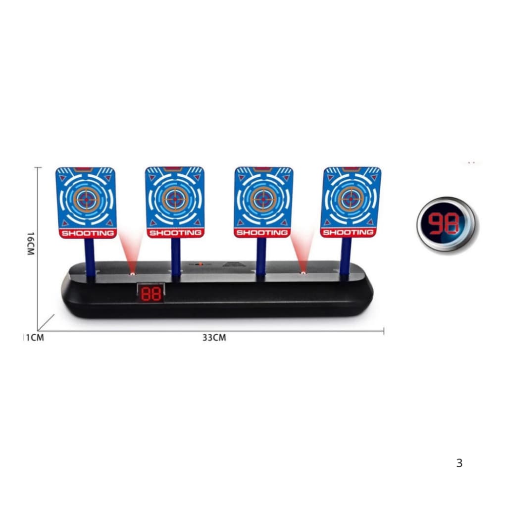 Alvo Automático Pontuação Elétrica Com Redefinição De Posição e visor digital