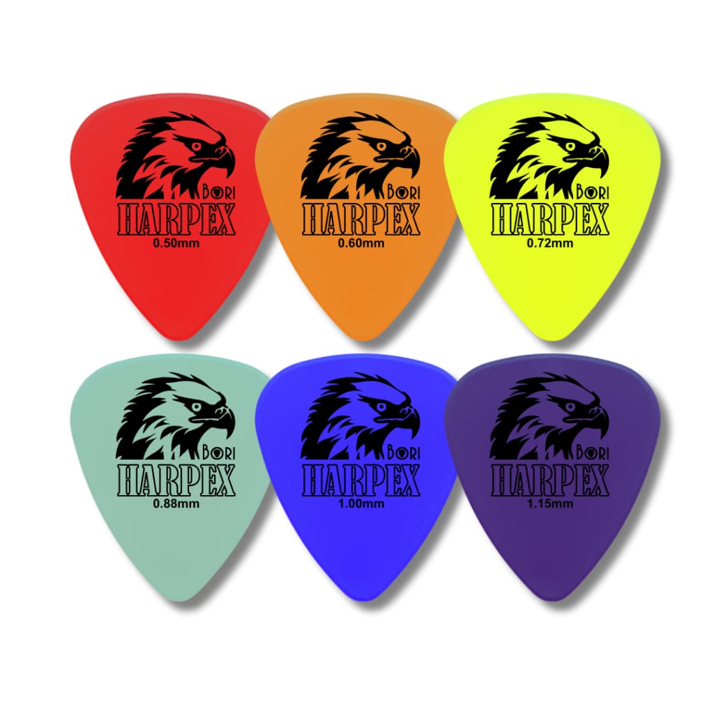 Palheta BORI HARPEX Guitarra Violão Baixo Cavaco Nacional