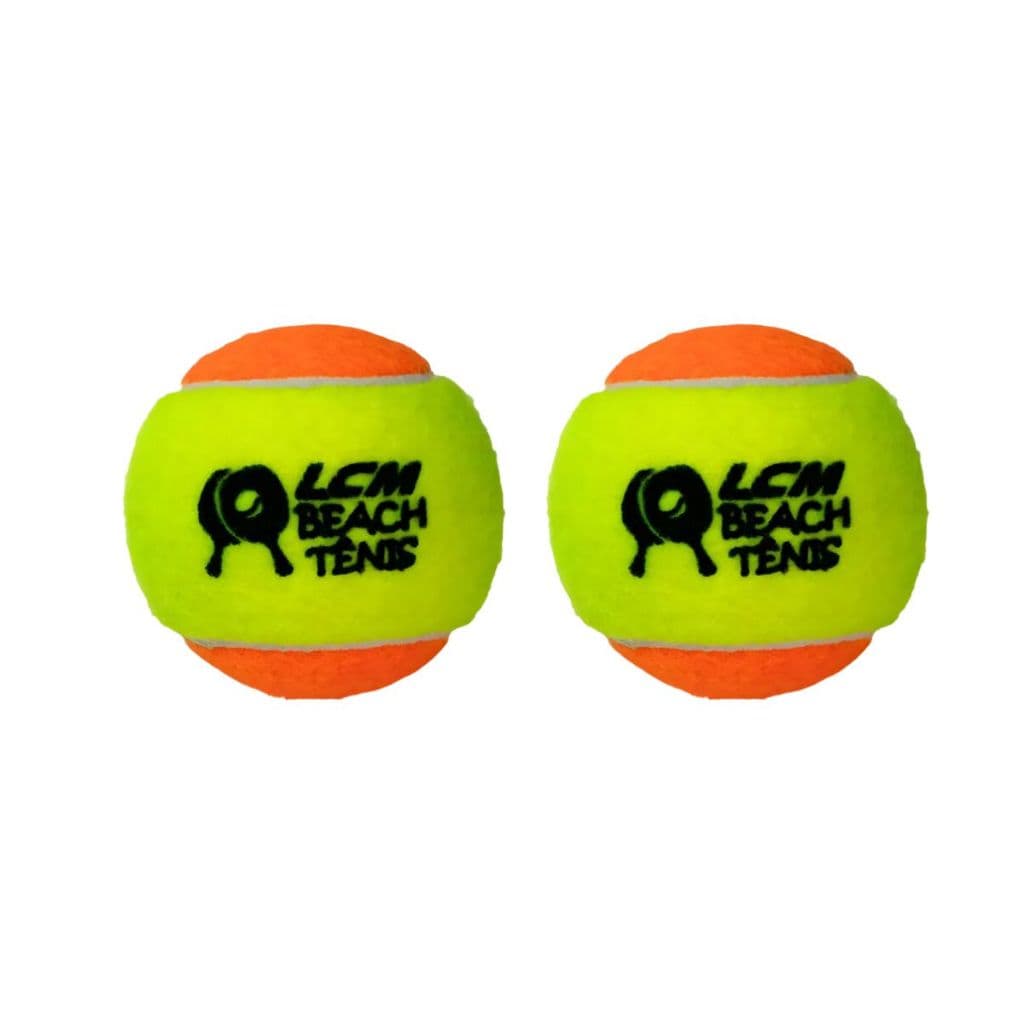 Kit 2 Bolas Beach Tennis Bolinha Tênis Praia Lcm Cores