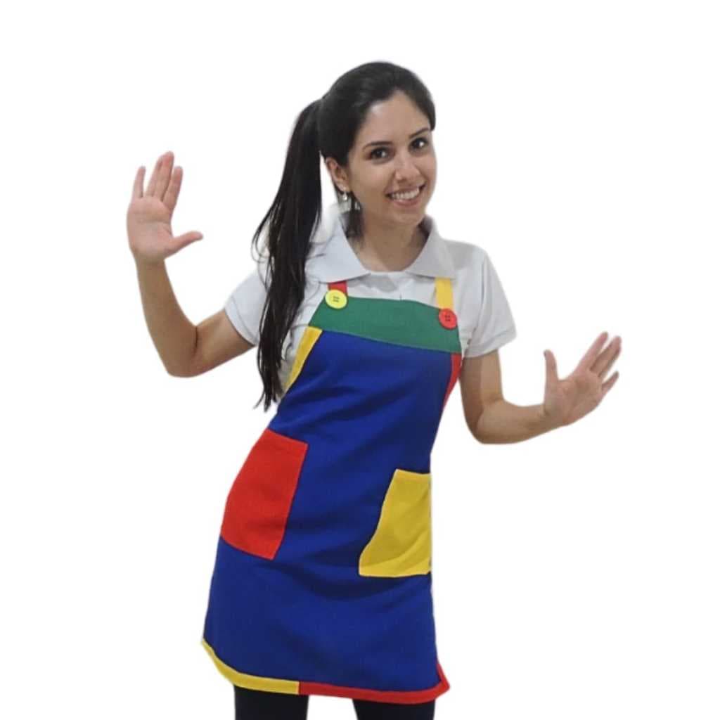 Avental para recreadores diversas cores