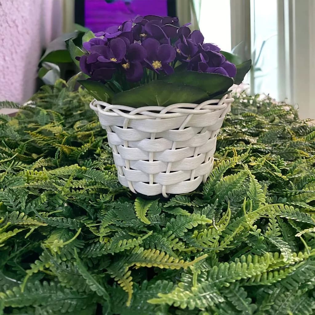 KIT 10 Buquê De Violetas Aveludadas Artificial Coloridas Para Arranjos