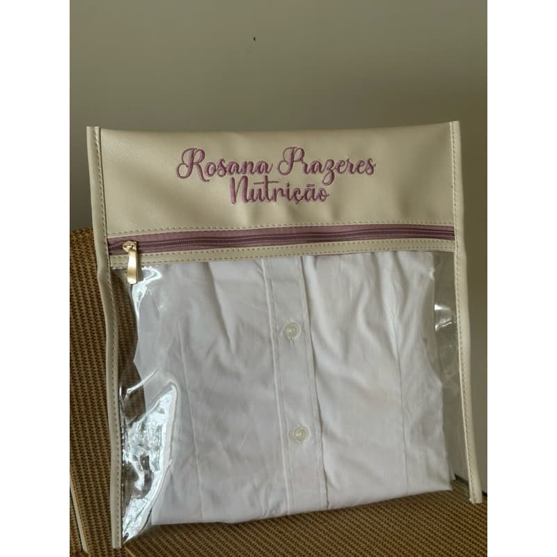 Porta jaleco/Scrub/viagem/Medicina/Nutrição/Enfermagem