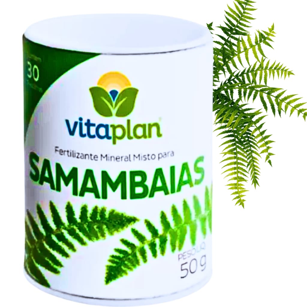 Adubo Fertilizante Samambaia Avenca Renda Portuguesa Folhagens no Geral Vitaplan Patilhas 50g