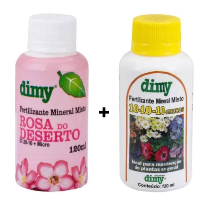 Dimy 10-10-10 + Dimy Rosa do deserto - 120 ml