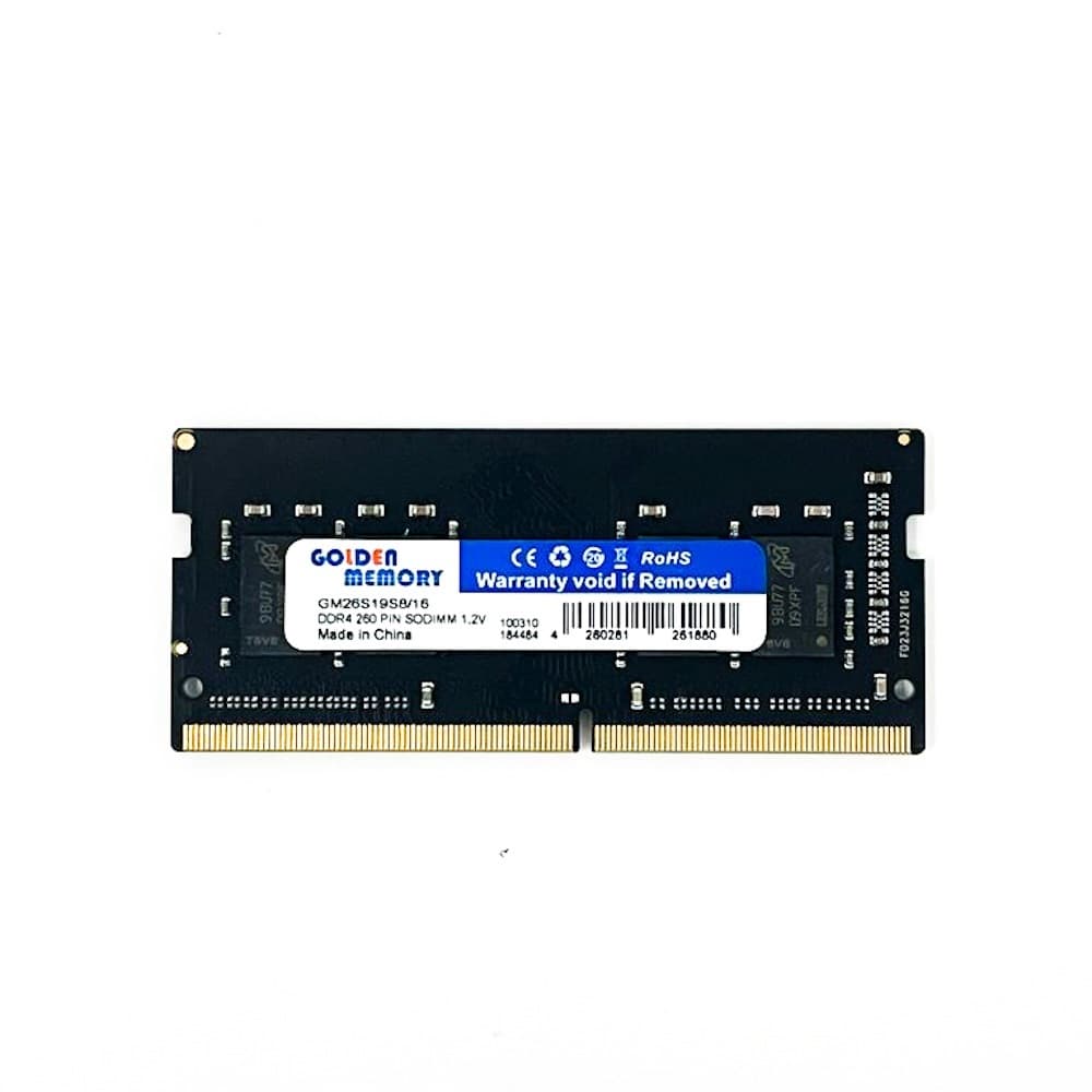 Memória 8GB DDR4 2666Mhz Notebook Golden Memory