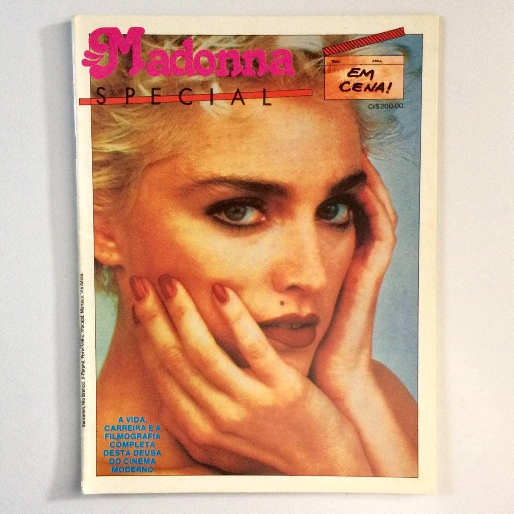 MADONNA EM CENA EDIÇÃO ESPECIAL PARA COLECIONADORES RARISSIMA