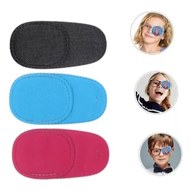 Oclusor Infantil Adulto Tampão Estrabismo Tecido Para Óculos