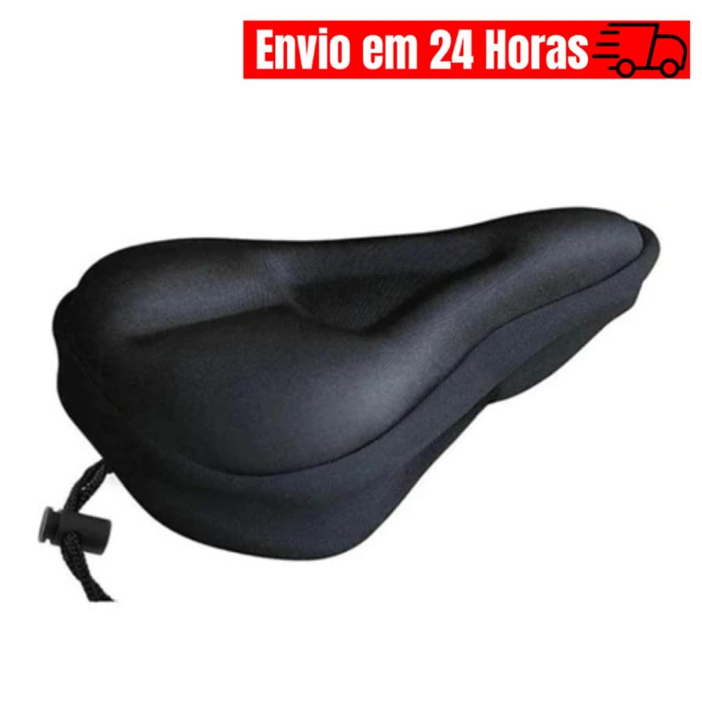 Capa para Banco Selim Bike em Gel Silicone Ajustável Banco Almofada Forro Ciclismo Bicicleta Super Confortável Cores