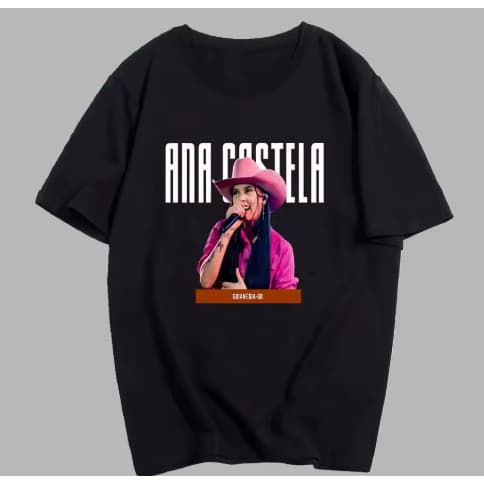 Camiseta Camisa Blusa Algodão Unissex  cantora brasileira, ena Castela, Neutral Trend