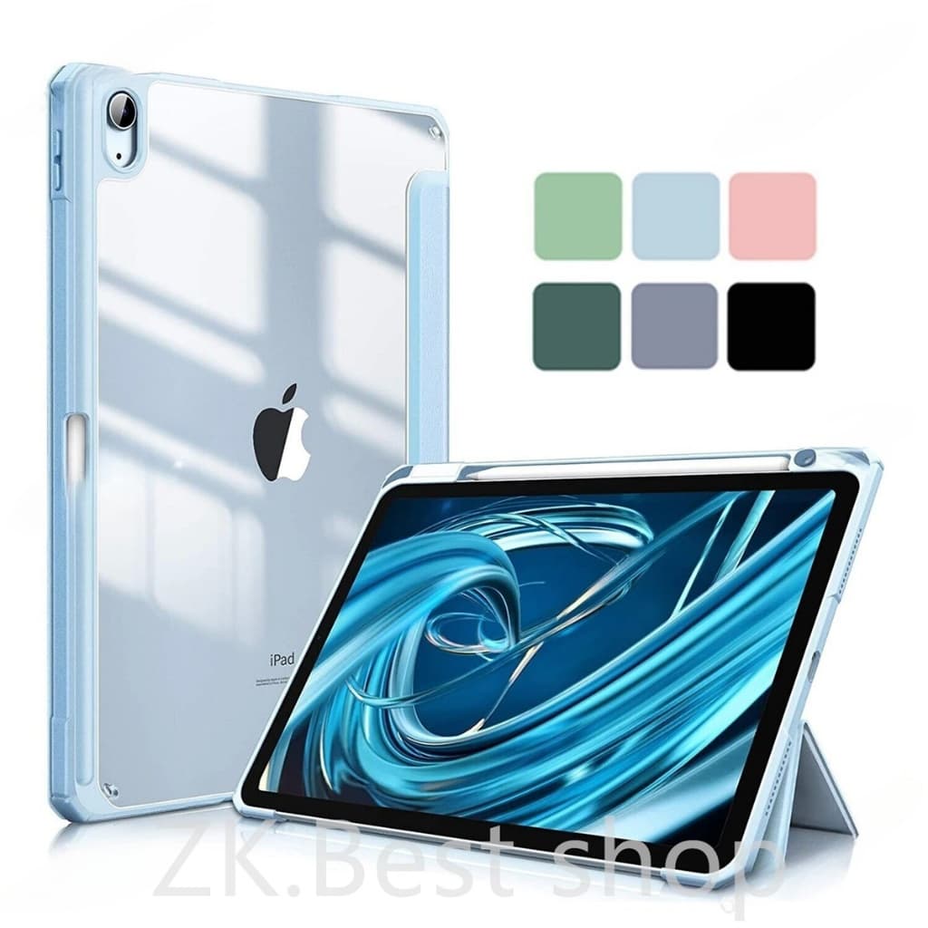 Capa Case Acrílico Magnética Com Suporte Caneta Para iPad Air5 6 7 13 pro 10.5 12,9 7 8 9 11 M2 3 4 5 10 geracao 2025