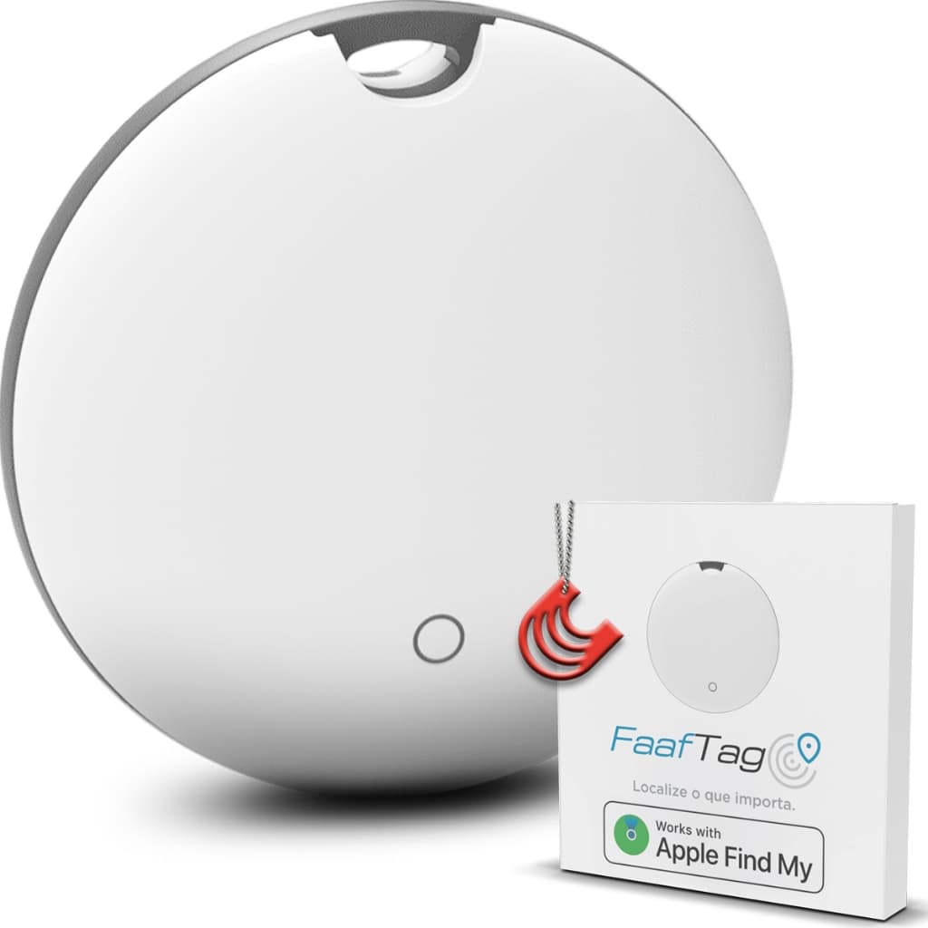 Tag Rastreador pelo App Buscar iPhone Faaftech Faaftag - Mini Gps Perdido Roubo Som - Similar Airtag
