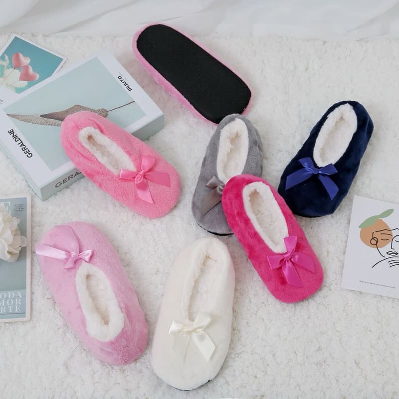 pantufa DBX-1 adulto infantil feminina forrada com Sola Flexível antiderrapante