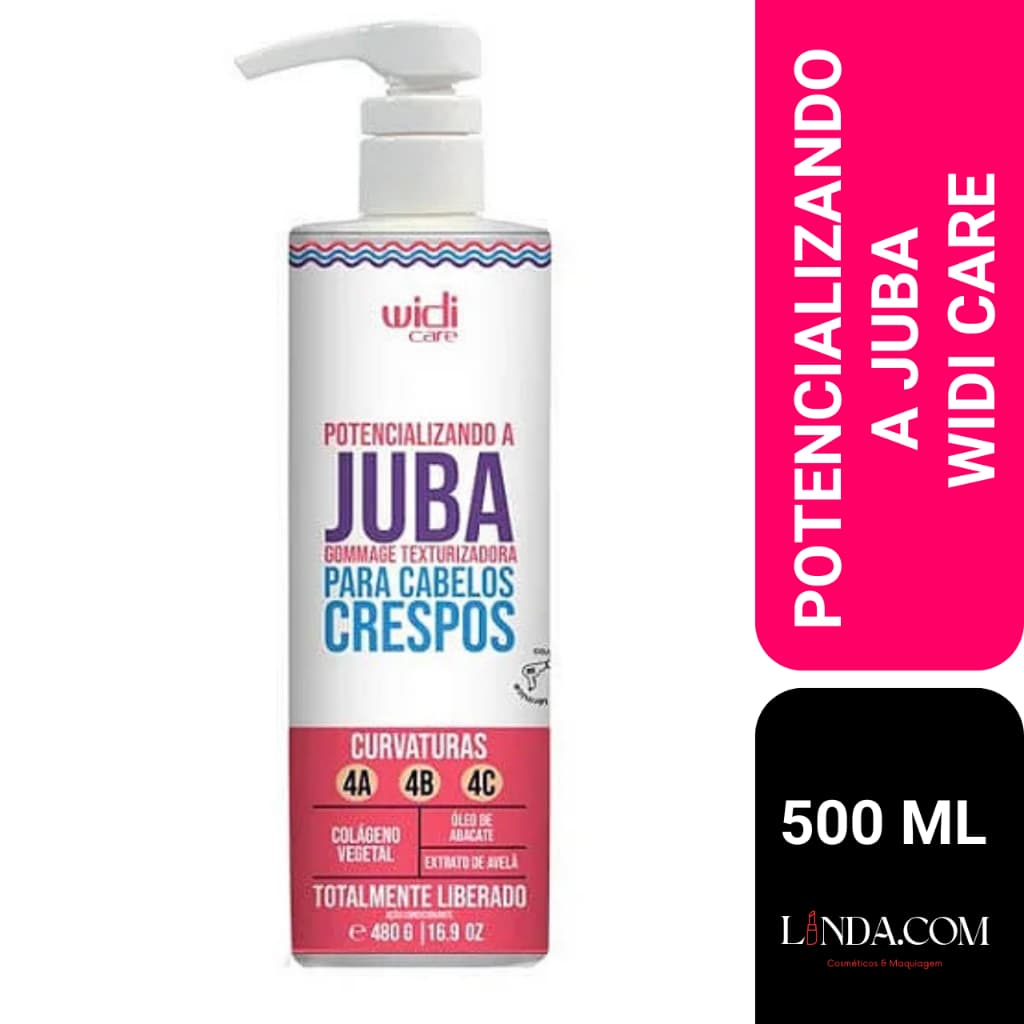 POTENCIALIZANDO A JUBA GOMMAGE TEXTURIZADORA CONDICIONANTE - WIDI CARE - 480 GR