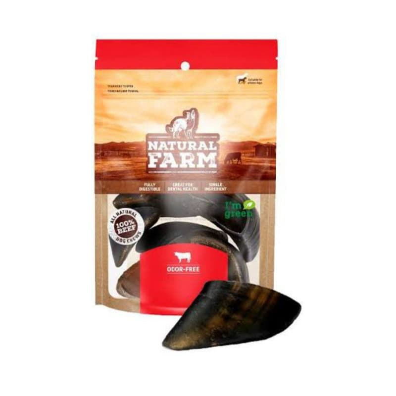 Petisco Pet 6 Cascos Bovino Natural Farm