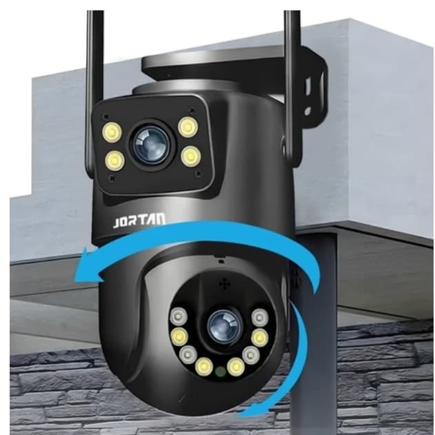 Câmera De Segurança a Prova de água Lente Dupla APP ICSEE IP66 Camera IP WiFi 360