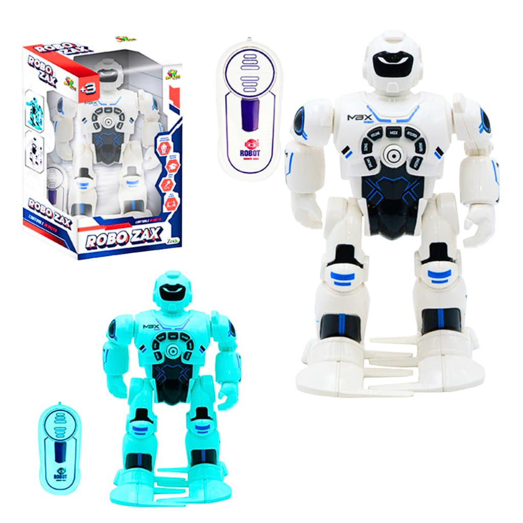 Robô Controle Remoto Zax Interativo Educativo Anda Canta Dança Ensina Ingles Divertido