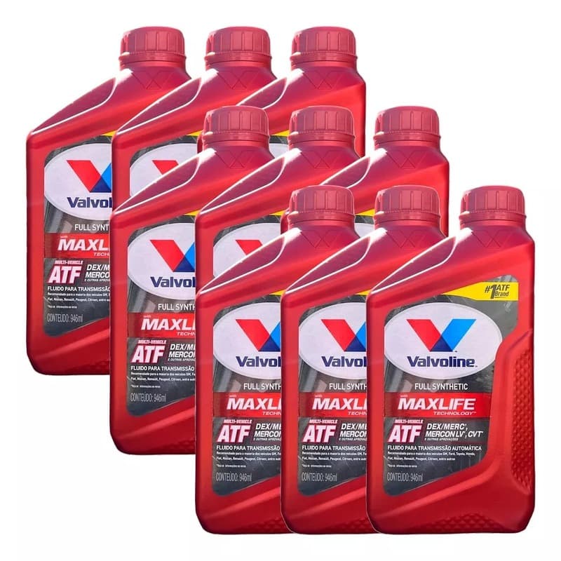 KIT ÓLEO TRANSMISSÃO AUTOMATICA TORO VALVOLINE MAXLIFE 9L