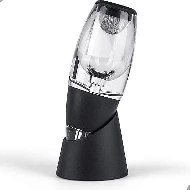 Aerador de Vinho Deluxe Lorben Decantador Decanter Portátil com Filtro Suporte
