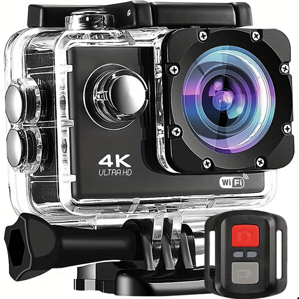 Câmera De Ação M10 4K Controle Remoto Wifi Filmadora Sport Moto Bike Esportiva