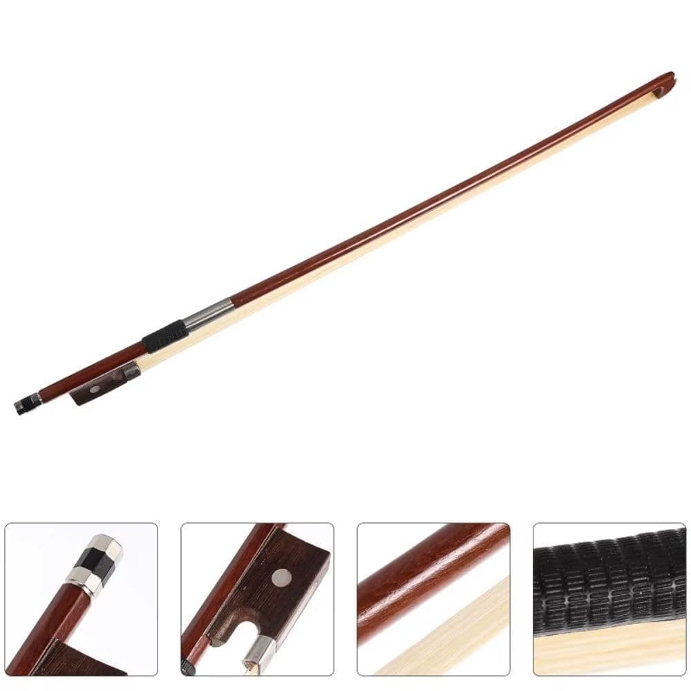 Arco para Violino 1/16 - 1/8 - 1/4 - 1/2 - 3/4 - 4/4 com Crina Animal Madeira Reforçada Mongol