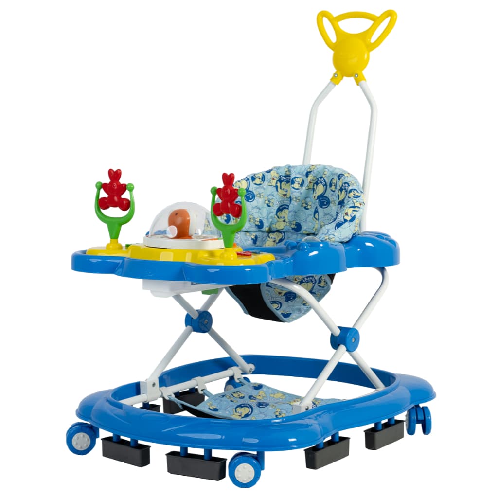 Andador Musical Megaluxo Infantil Azul Jumbobaby