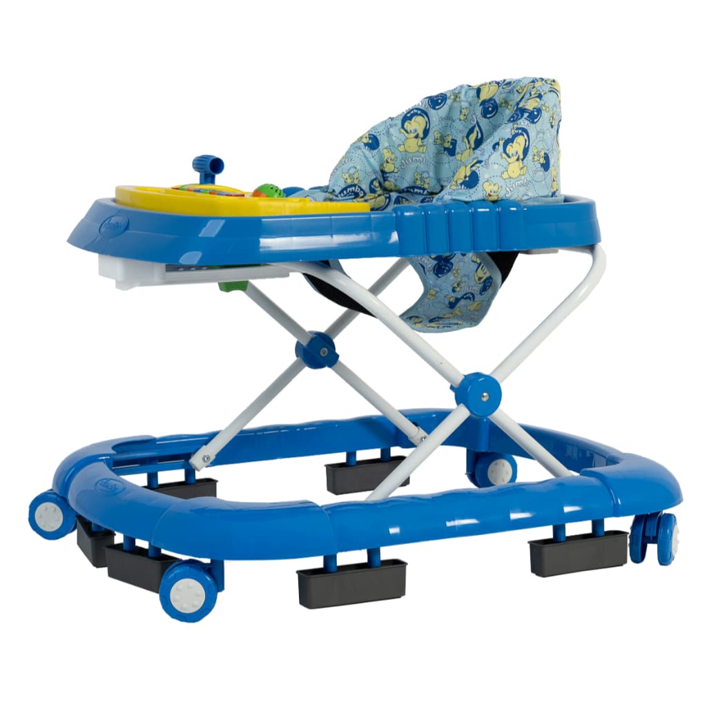 Andador Musical Superluxo Infantil Azul Jumbobaby