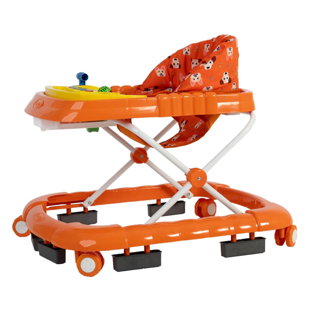 Andador Musical Superluxo Infantil Laranja Jumbobaby