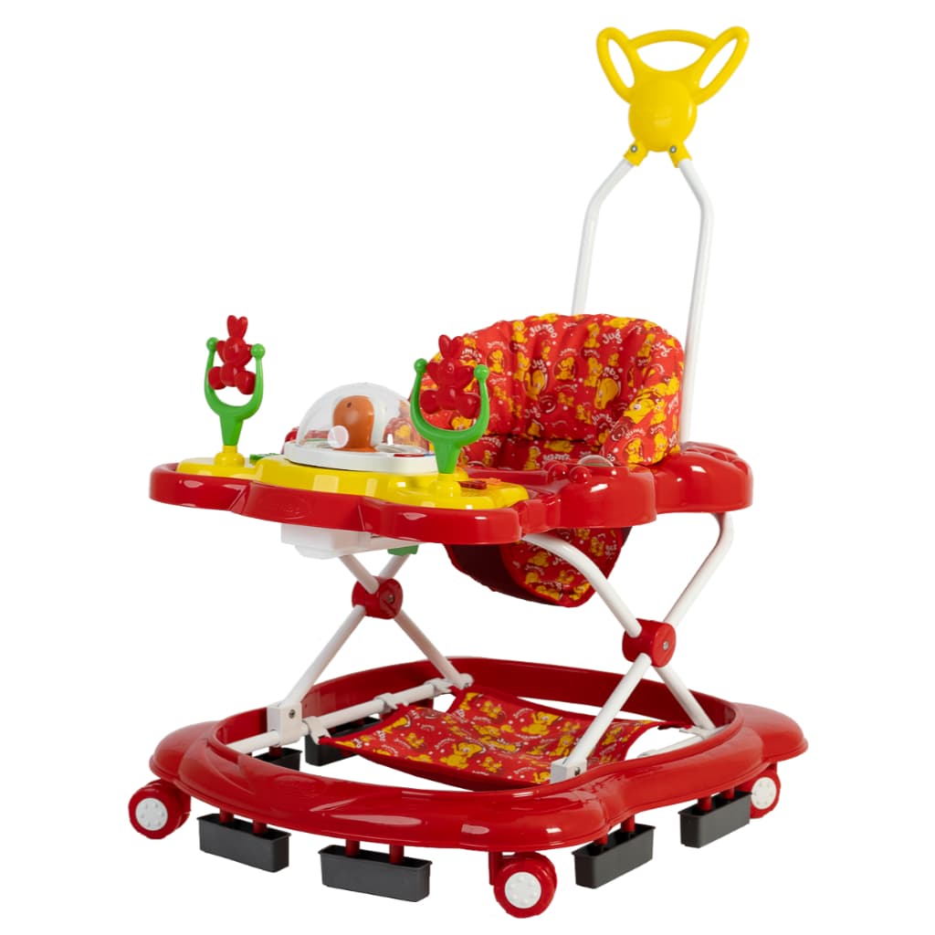 Andador Musical Megaluxo Infantil Vermelho Jumbobaby
