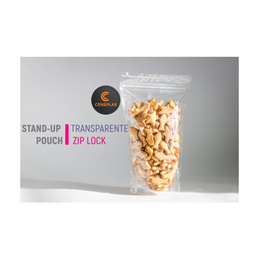 Stand Up Pouch com ZIP 10x15 - 100 unidades