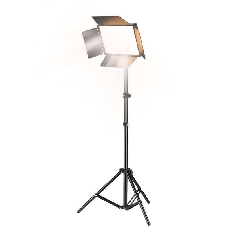 Iluminação 50W Bicolor Estúdio Led Para Fotografia Video Com  Controle e Tripe 2,1 Metros RL900