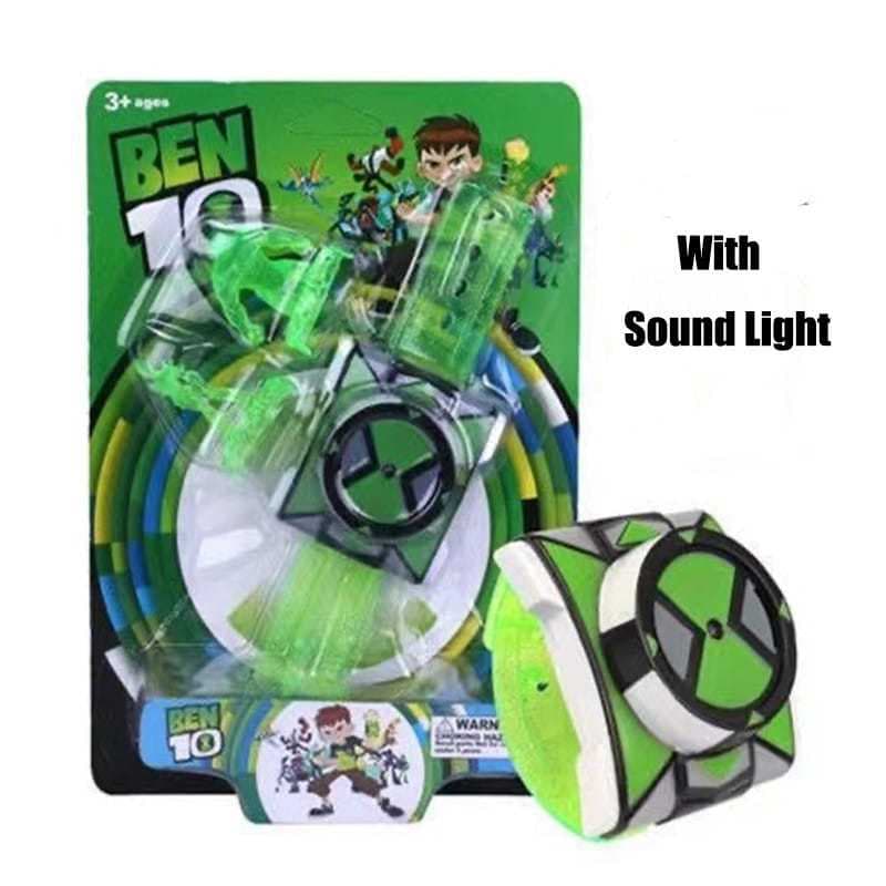 Relógio ben 10 interativo Omnitrix com som.