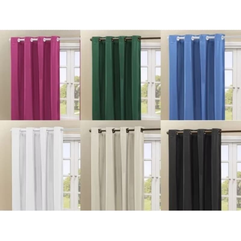 Cortina Corta luz 1,10m x 1,30m Blackout Sala e Quarto cozinha Envio imediato