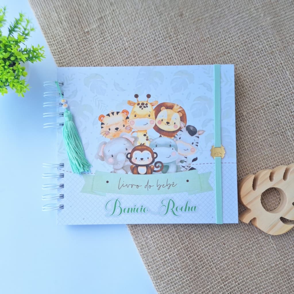 LIVRO DO BEBÊ - SAFARI MENINO III