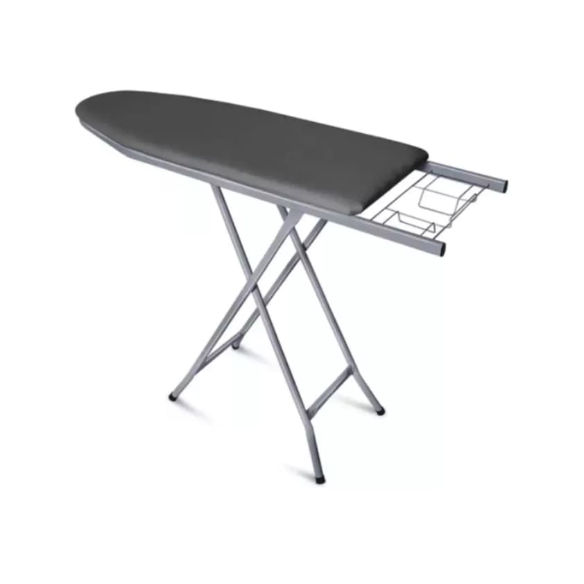 Tábua De Passar Roupa Mesa Passadeira Extra Forte Cinza Top