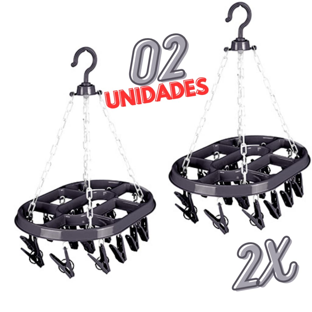 Varal Portátil Para Apartamento 02 peças Envio FULL, Varal secador de roupas, Varal Retrátil