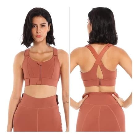 TOP COLETE AJUSTAVEL COM FECHO NA FRENTE POSSUI BOJO E FECHO NA FRENTE