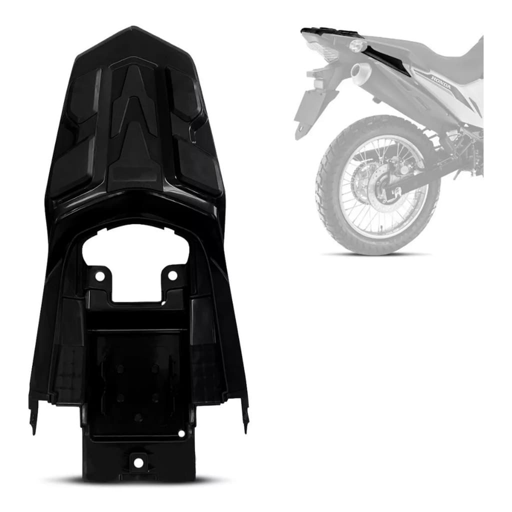 Rabeta Bagageiro com Borracha Carenagem Nxr 160 TODAS