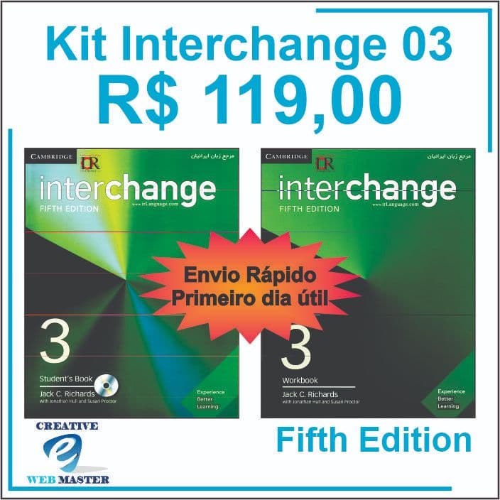Kit Interchange 03 - 5° edição - Impressões coloridas melhor material do SHOPEE.