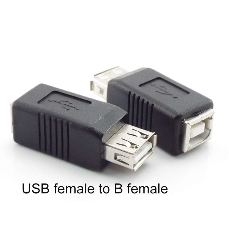 10pçs Adaptador Conector Usb Femea P/ Usb-b Femea  Impressora