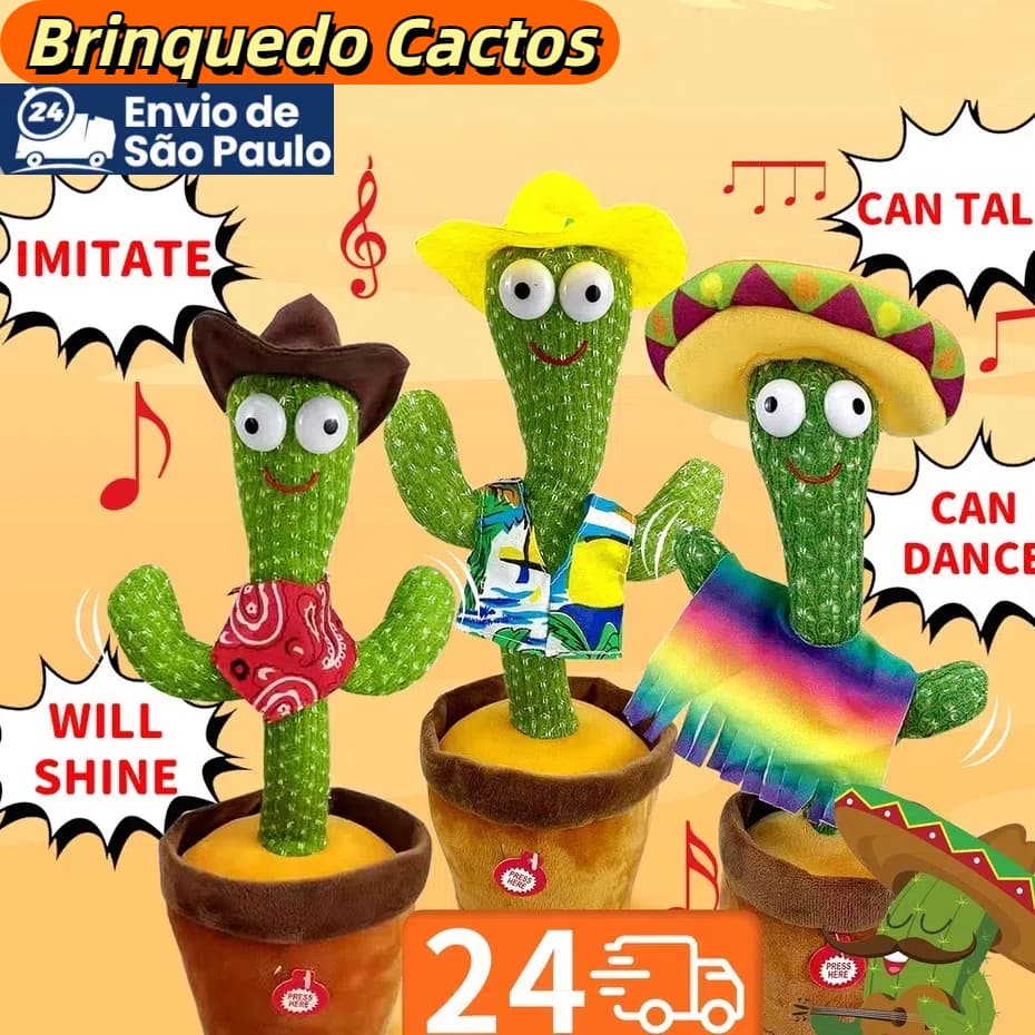 Brinquedo Cato Dançante Falante Imita Musicas Repete Falas Brinquedos para crianças