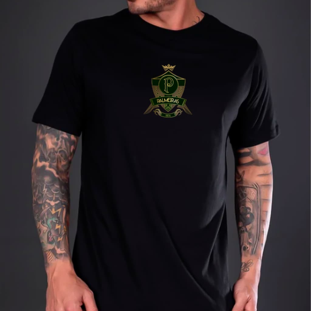 Camisa Camiseta Palmeiras lançamento 2025 Masculina Personalizada