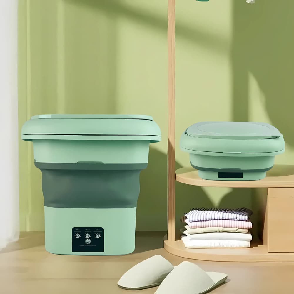 Mini máquina de lavar roupa dobrável portátil automática interior de viagem moderna MEGGAFLEX