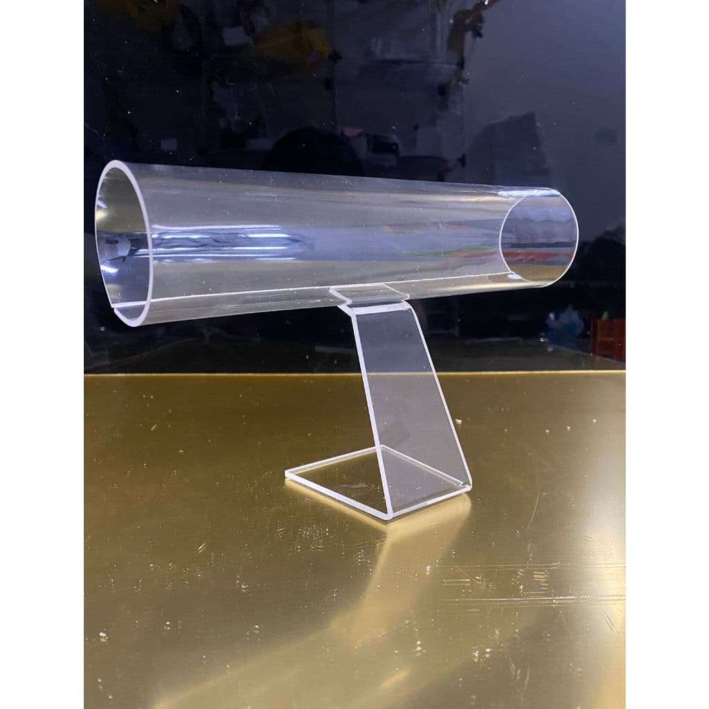 Expositor de Pulseira Simples Em Acrílico Transparente.