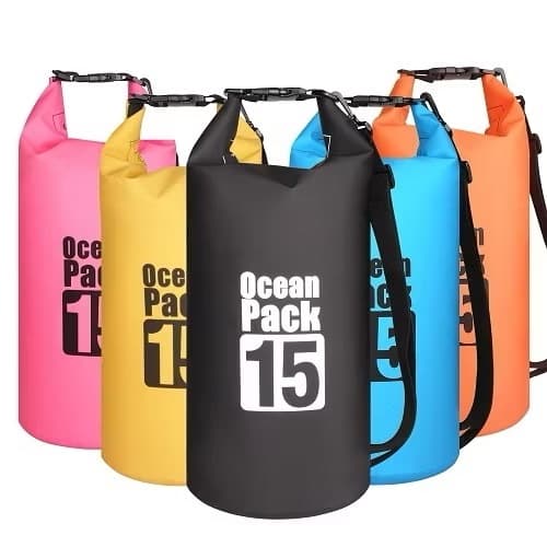 Bolsa Mochila Saco À Prova D'água Waterproof 2L, 5L, 10L ou 15L - Para Caiaque/Natação