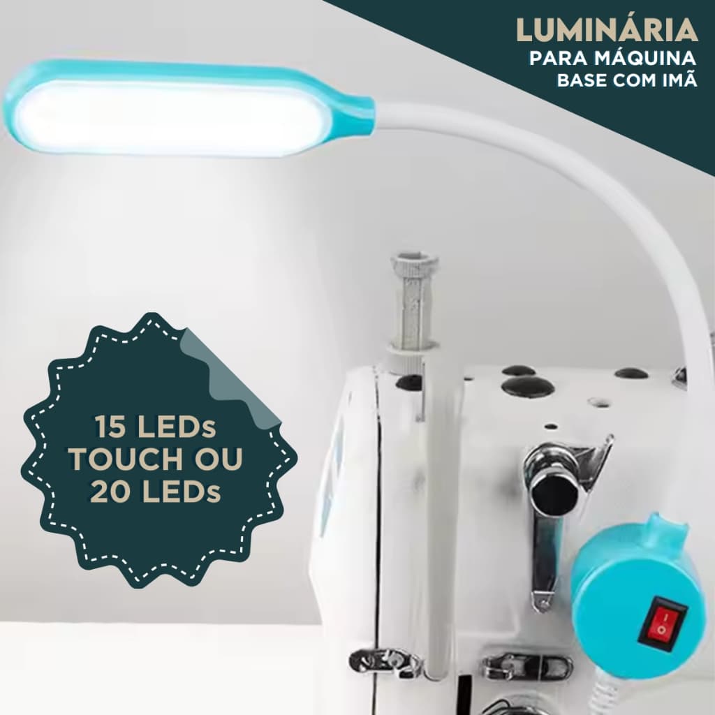 Luminária para maquina de costura com imã - AV